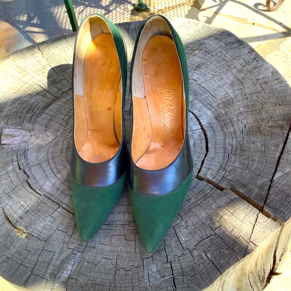 Josef du Val shoes made for J W Robinson of California